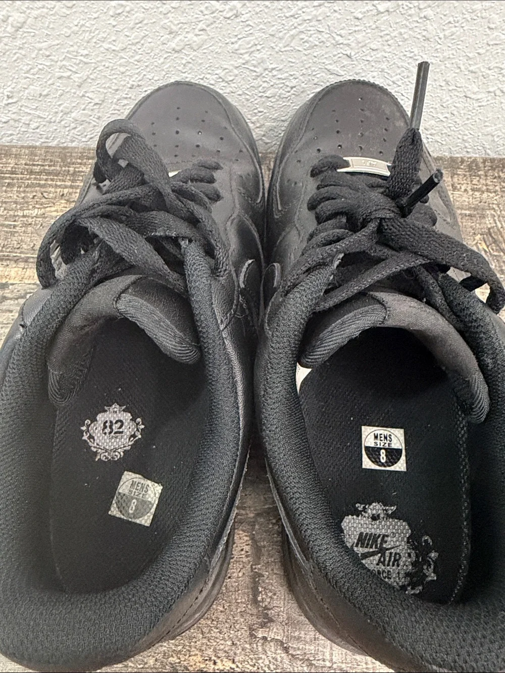 Nike All-Black Low Top Sneakers